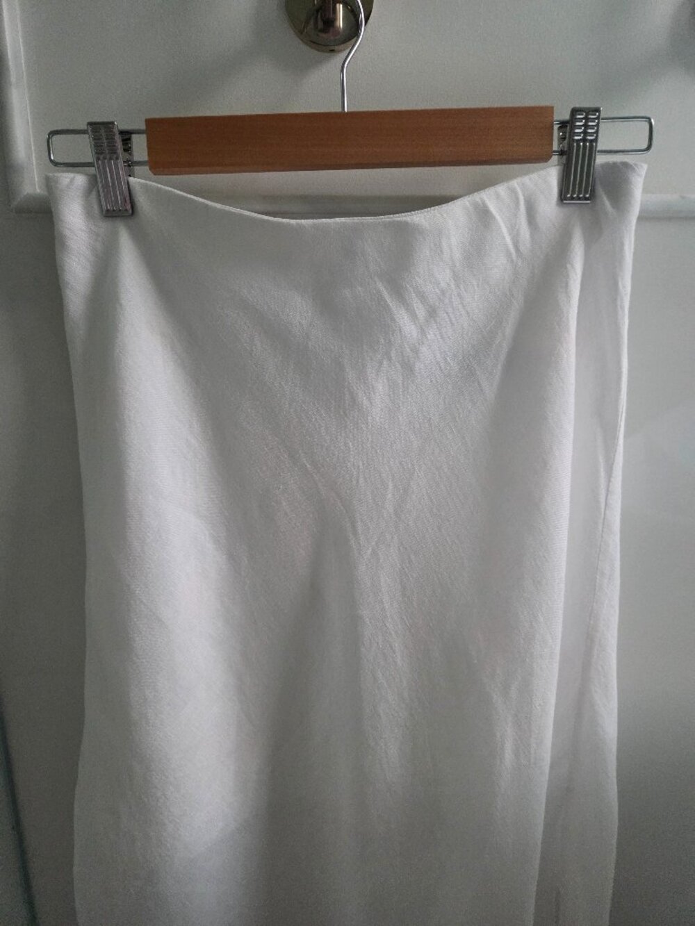 Jcrew Gwyneth Linen slip skirt XS white - Picture 6 of 8